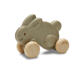 PlanToys PlanToys push along bunny Grey