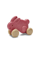 PlanToys PlanToys push along bunny Pink