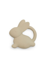 Jollein Jollein bijtring rubber bunny nougat