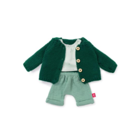 Miniland Miniland Outfit pop groen (38cm)