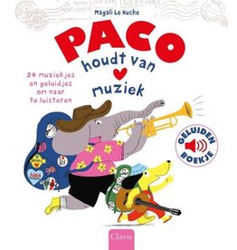 Clavis Clavis Geluidenboekje Paco houdt van muziek