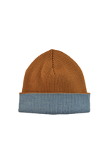 Forgaminnt Forgaminnt Muts Merino wol Mustard/Blue