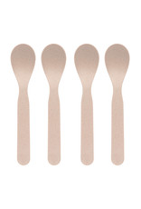 Lassig Lassig spoon set 4 pcs uni powder pink