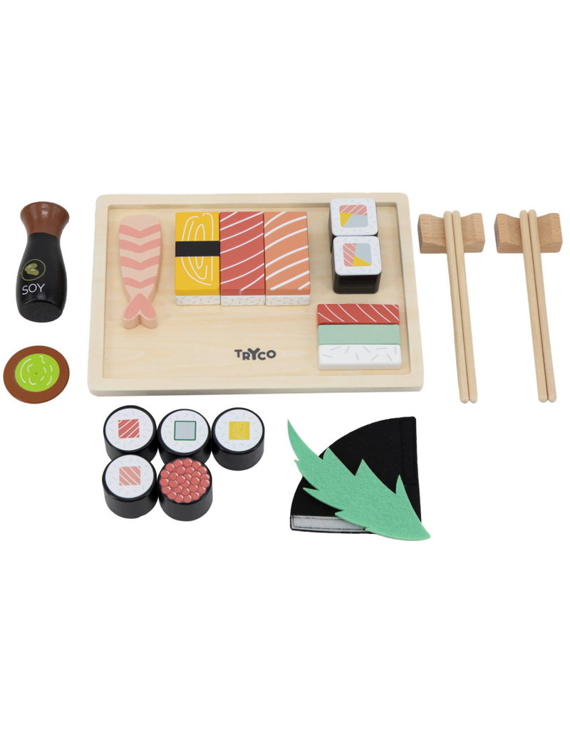 Tryco Tryco Sushi set hout