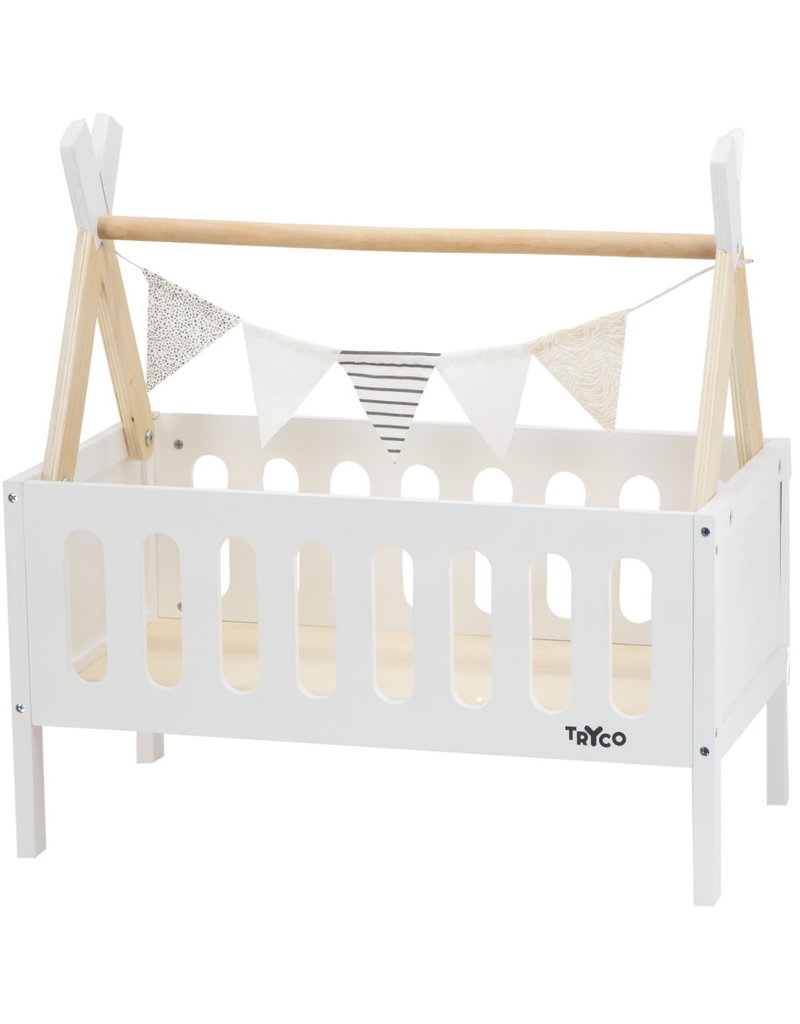 Tryco Tryco Tipi Poppenbed hout