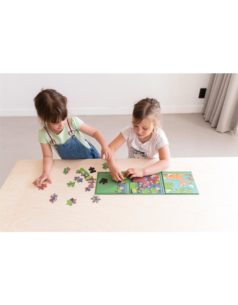 Scratch Scratch Magnetische puzzel to go Bosdieren