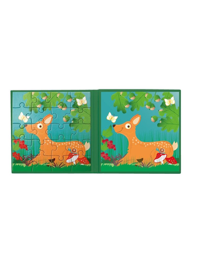 Scratch Scratch Magnetische puzzel to go Bosdieren