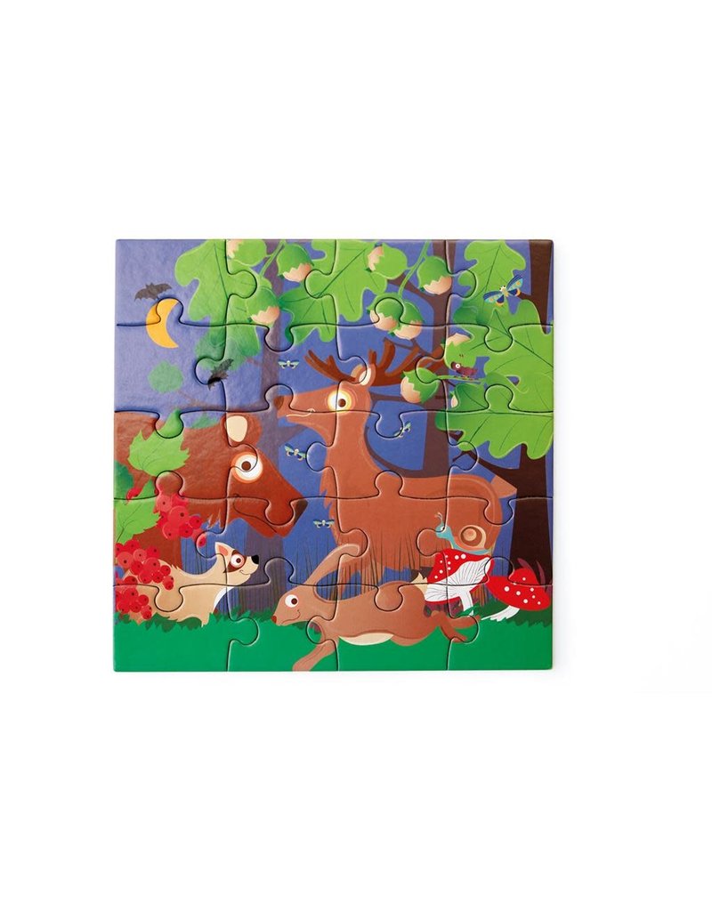 Scratch Scratch Magnetische puzzel to go Bosdieren