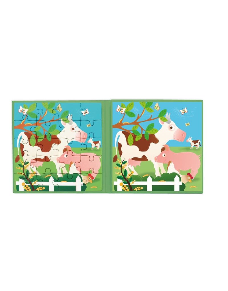 Scratch Scratch Magnetische puzzel to go Boerderij