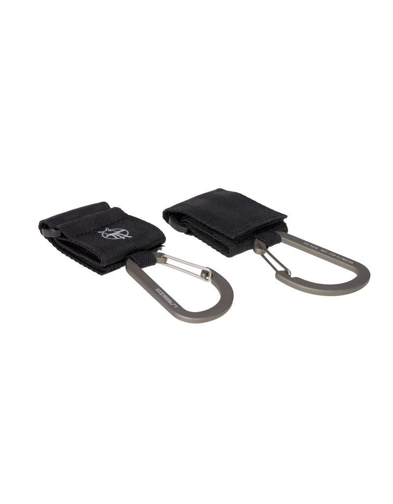 Lassig Lassig Stroller Hooks Black 2 pack