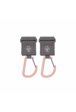 Lassig Lassig Stroller Hooks Grey 2 pack