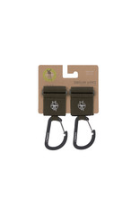Lassig Lassig Stroller Hooks Olive 2 pack