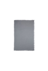 Jollein Jollein Wieg Deken Muslin Fringe 75x100cm - Storm Grey