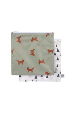 Lassig Lassig Wet bag 2pcs Tiny farmer Little forest fox