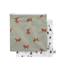 Lassig Lassig Wet bag 2pcs Tiny farmer Little forest fox