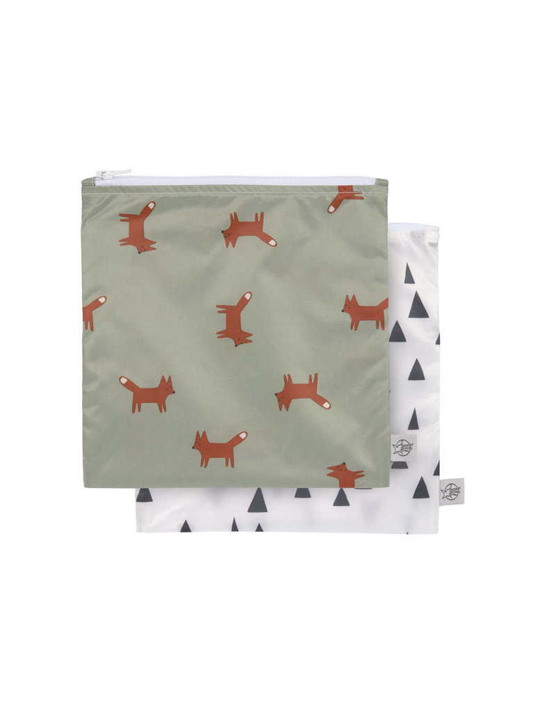 Lassig Lassig Wet bag 2pcs Tiny farmer Little forest fox