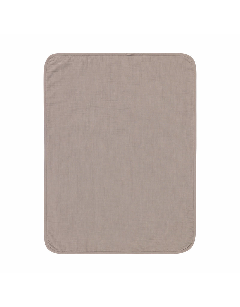 Lassig Lassig Muslin blanket GOTS spots Taupe