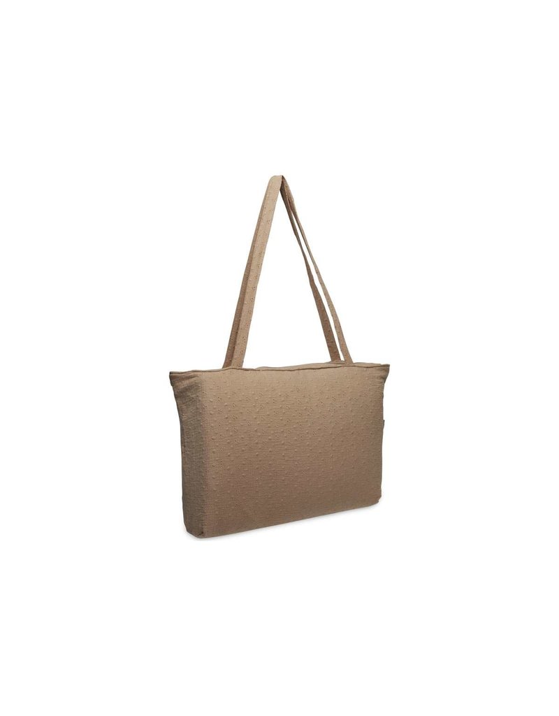 Jollein Jollein Shopper embroidery Biscuit