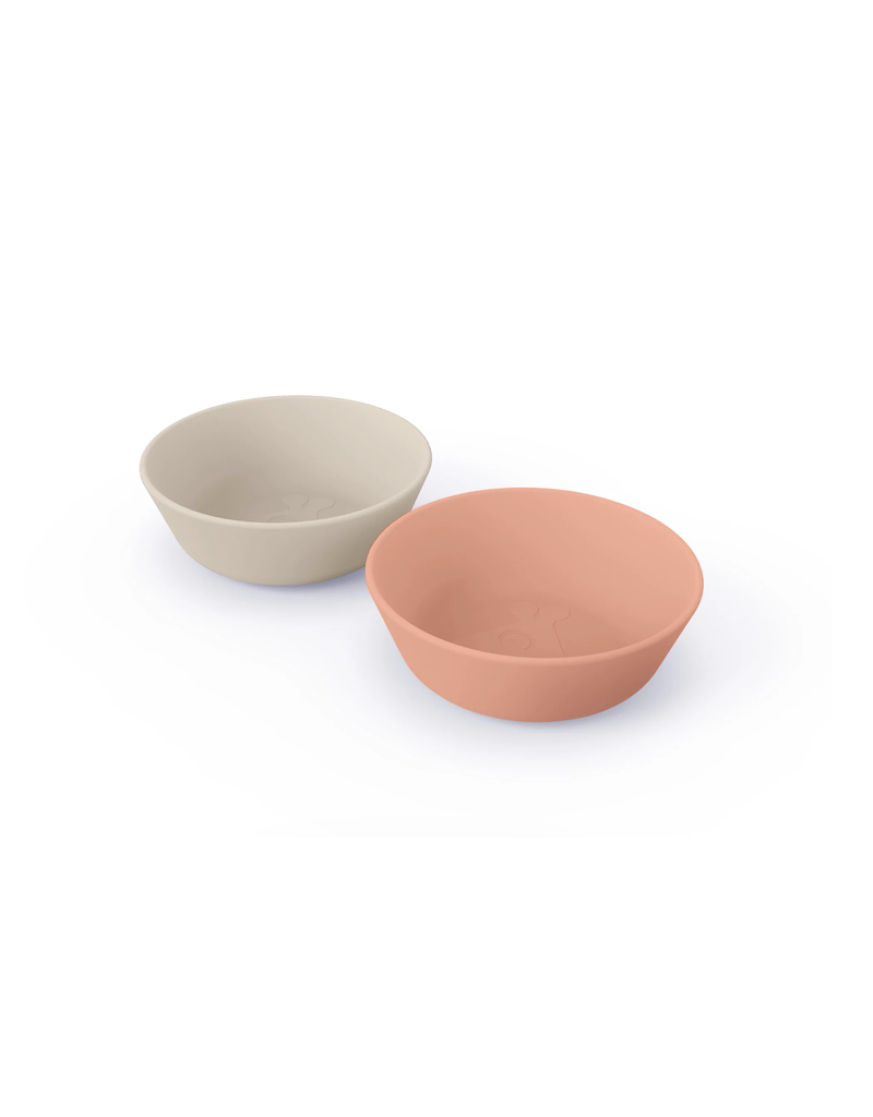 Done by Deer Done by Deer Kiddish Bowl 2-pack Raffi Sand/Coral