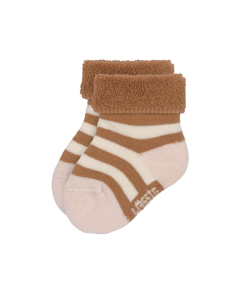 Lassig Lassig Terry Socks 3 stuks powder pink/caramel