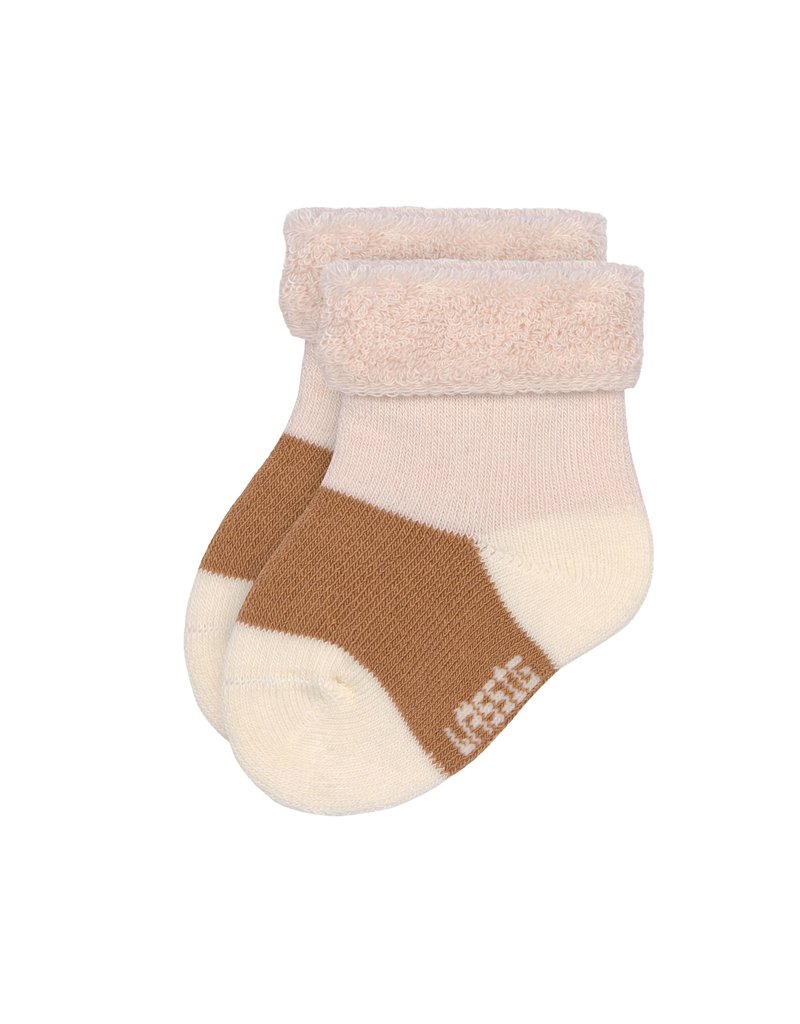 Lassig Lassig Terry Socks 3 stuks powder pink/caramel