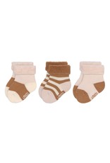 Lassig Lassig Terry Socks 3 stuks powder pink/caramel