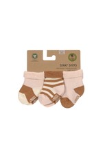 Lassig Lassig Terry Socks 3 stuks powder pink/caramel