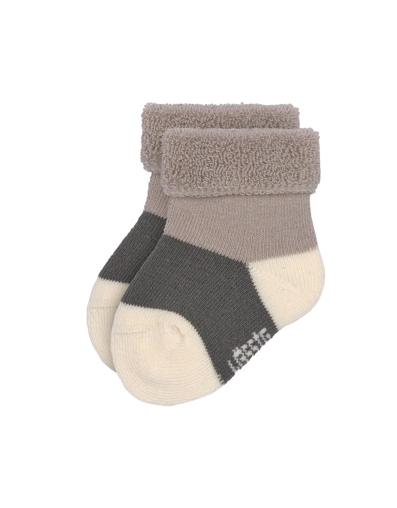 Lassig Lassig Terry Socks 3 stuks anthracite/taupe