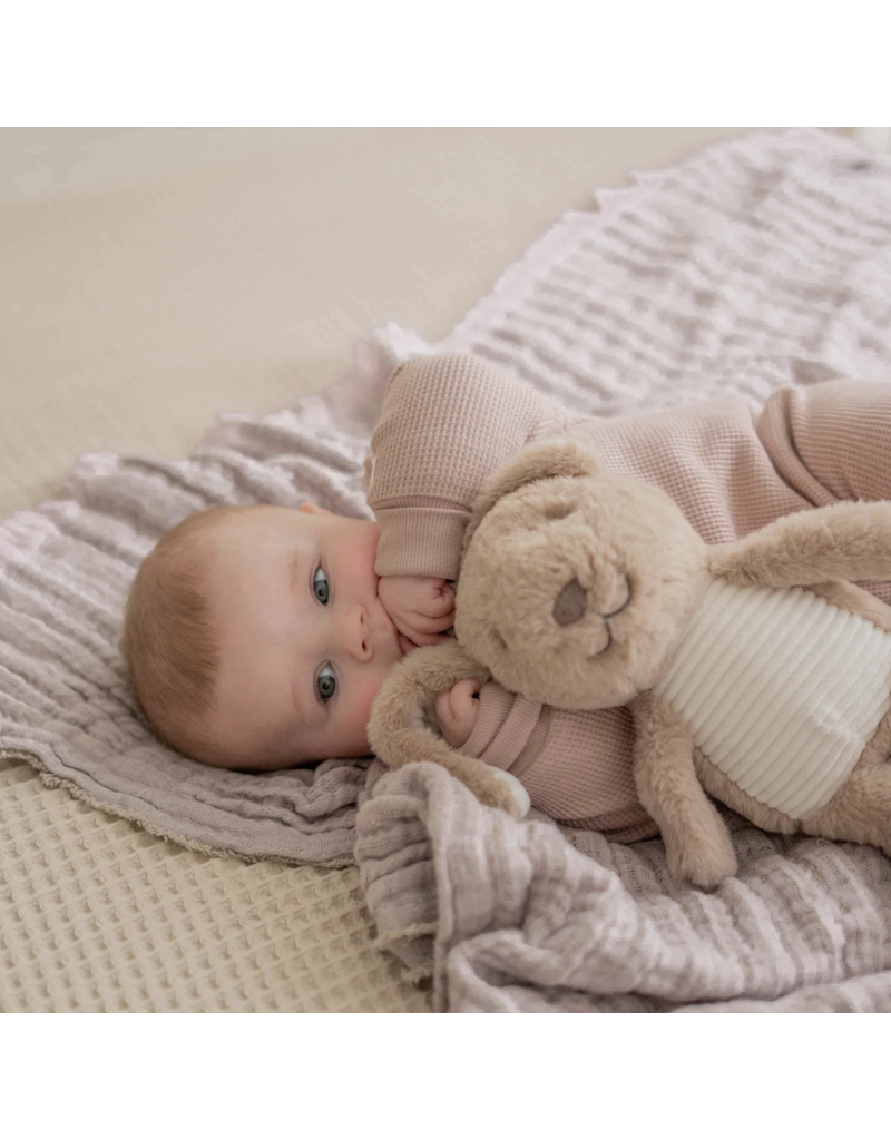 Flow Flow Milo het konijn knuffel met hartslag beige