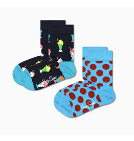 Happy Socks Happy Socks 2-pack Milkshake blue