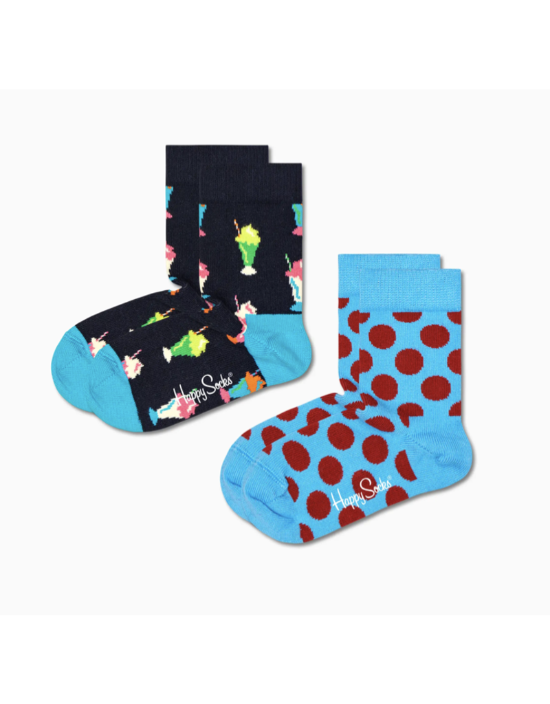 Happy Socks Happy Socks 2-pack Milkshake blue