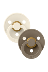 Bibs Bibs tutje T1 - 2 pack Dark oak/Ivory