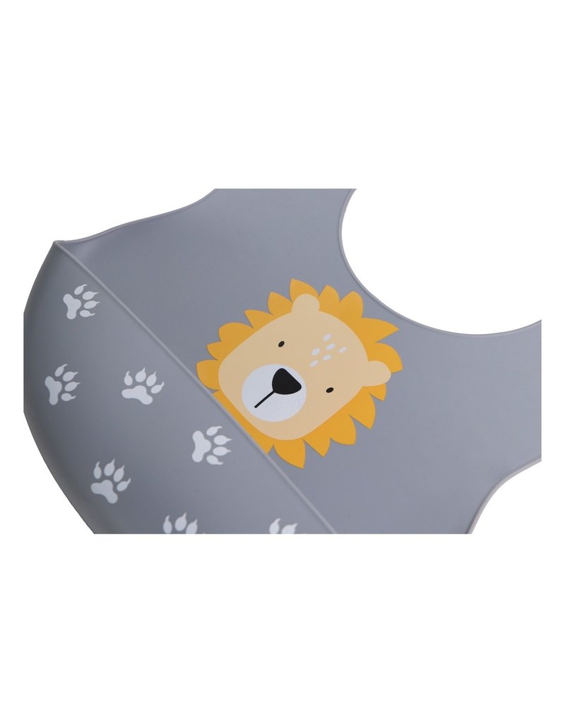 Tryco Tryco Silicone Bib - Lion Dusty Blue