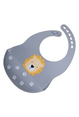 Tryco Tryco Silicone Bib - Lion Dusty Blue