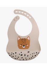 Tryco Tryco Silicone Bib - Leopard Sand