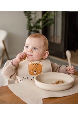 Tryco Tryco Silicone Bib - Leopard Sand