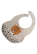 Tryco Tryco Silicone Bib - Leopard Sand