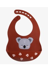 Tryco Tryco Silicone Bib - Koala Dark Rust