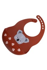 Tryco Tryco Silicone Bib - Koala Dark Rust