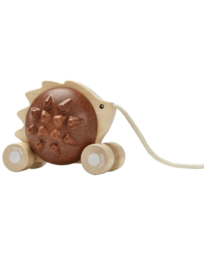 PlanToys Plantoys pull-along Hedgehog Brown