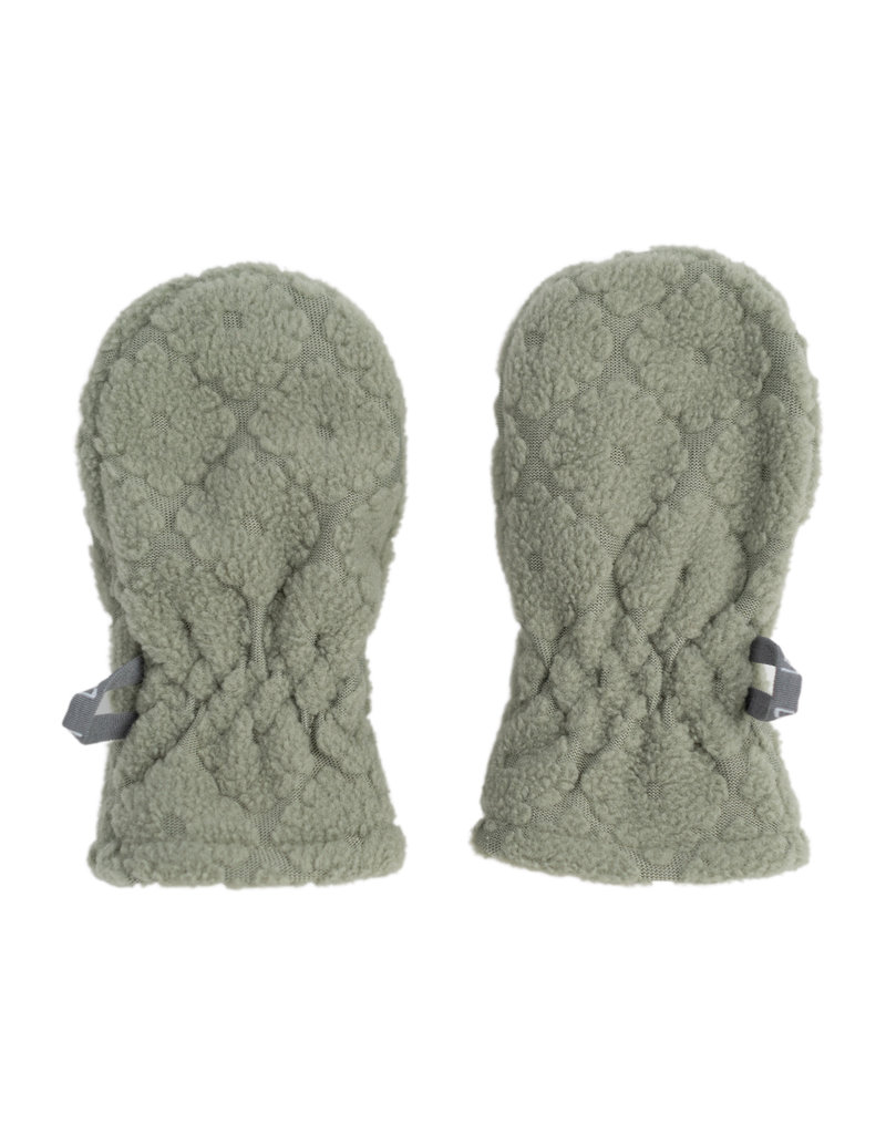 Lodger Lodger Wanten Mittens Folklore Fleece 0-12M Elm/Sage Green