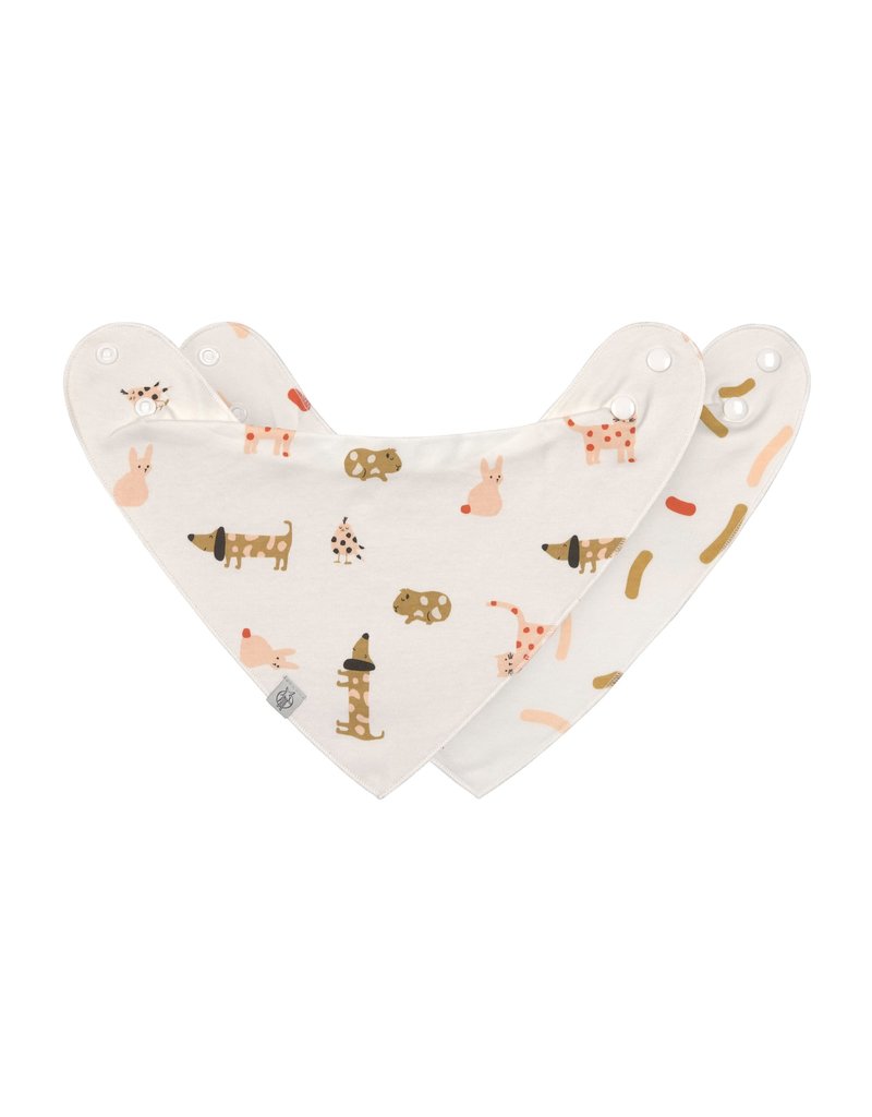 Lassig Lassig Bandana 2-pack Little mateys spice orange