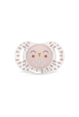 Suavinex Suavinex Bonhomia Reversible soother +18M  Feather Pink