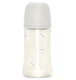 Suavinex Suavinex Bonhomia Bottle Silicone 270ml Feather beige