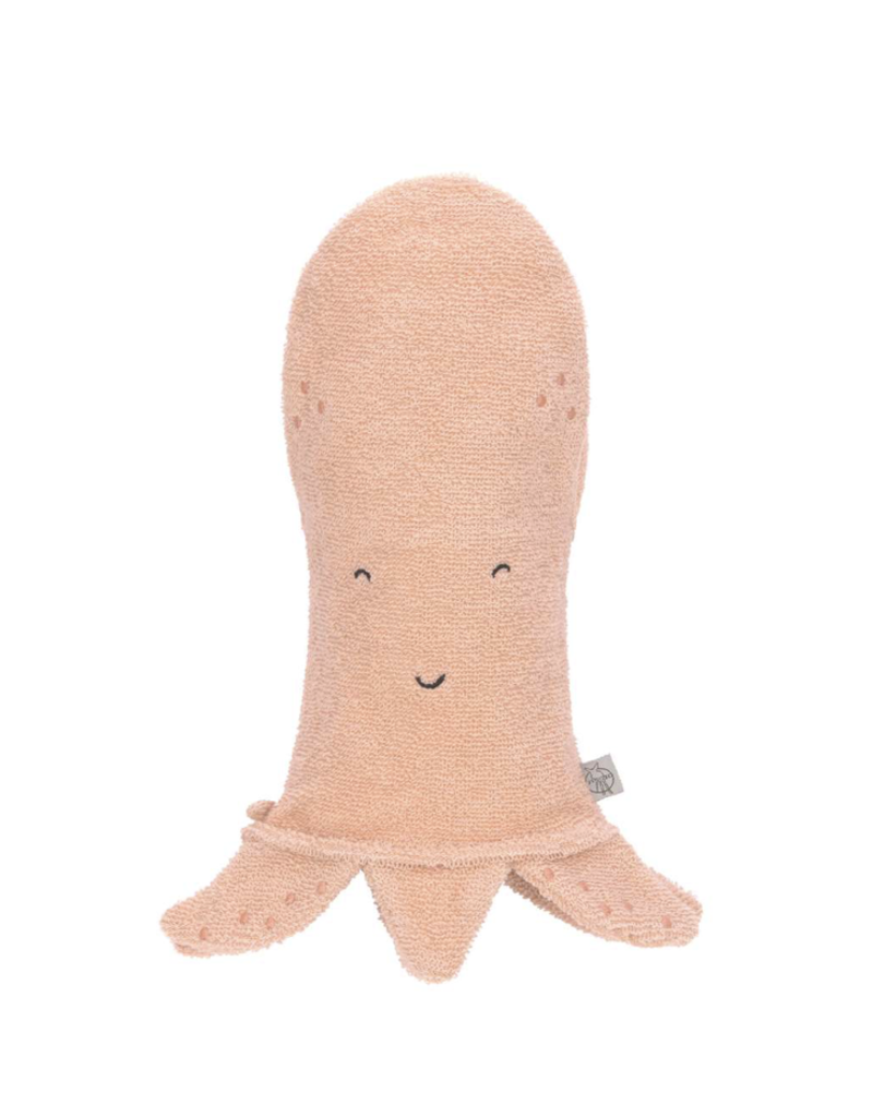 Lassig Lassig Play Wash Glove GOTS octopus