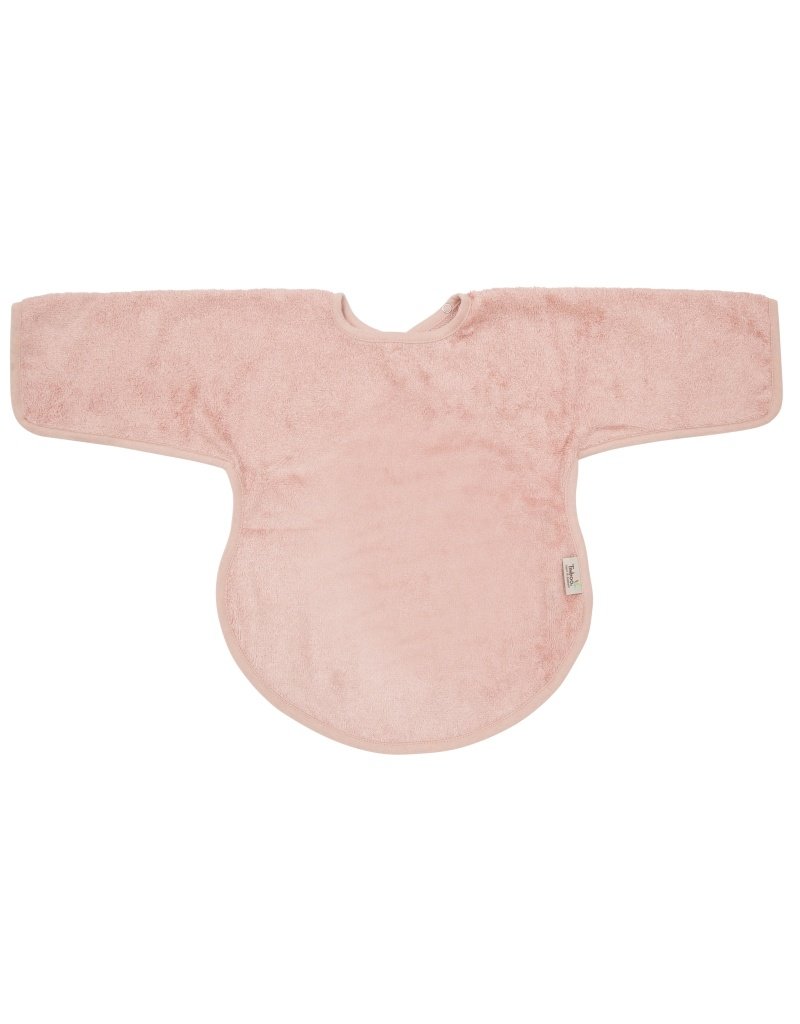 Timboo Timboo bib met mouwen Misty Rose