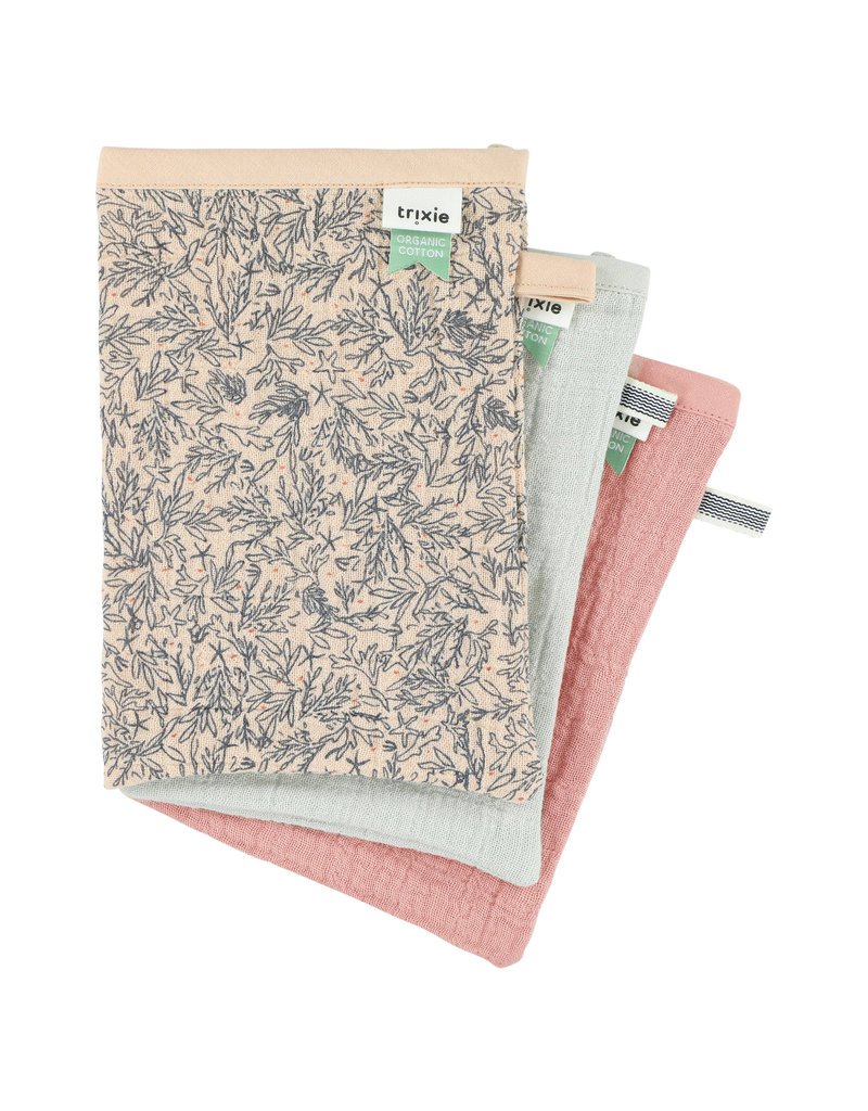 Trixie Trixie Tetra washandjes 3-pack mix Lovely  Leaves