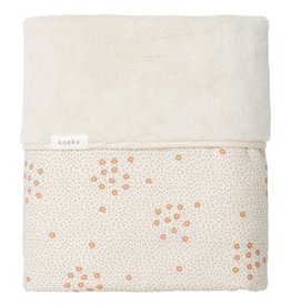 Koeka Koeka Wiegdeken teddy reversible Sunnyside Warm White