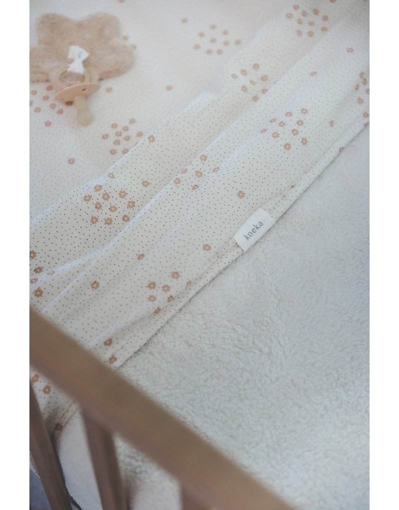 Koeka Koeka Wiegdeken teddy reversible Sunnyside Warm White