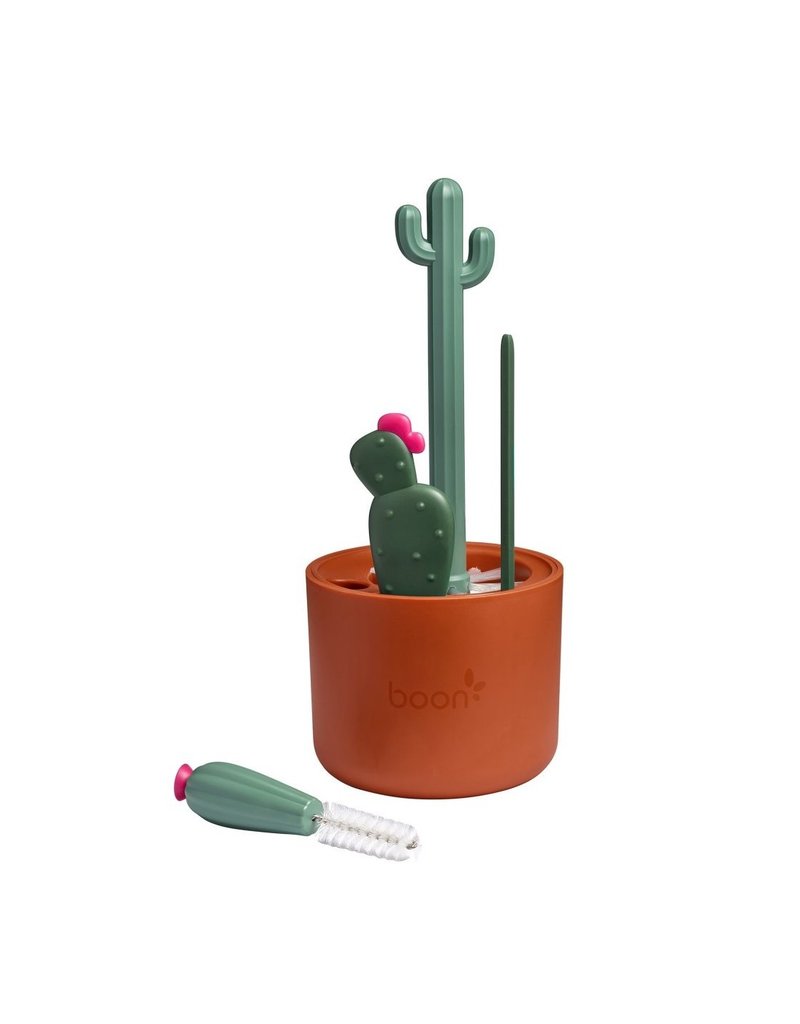 Boon Boon flessenborstelset cacti bruin